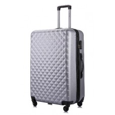 Чемодан с расширением L’case Phatthaya-28 Серебро (XL)