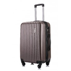 Чемодан с расширением L’case Krabi-22 Кофейный (M)