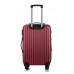 Чемодан с расширением L’case Krabi-22 Бордовый (M)