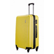 Чемодан с расширением L’case Krabi-26 Желтый (L)
