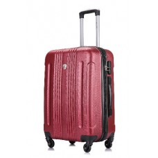 Чемодан с расширением L’case Bangkok-22 Бордовый (M)