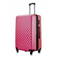 Чемодан с расширением L’case Phatthaya-28 Розовый (XL)