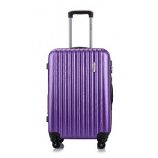 Чемодан с расширением L’case Krabi-22 Фиолетовый (M)