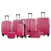 Чемодан с расширением L’case Phuket-28 Розовый (XL)