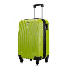 Чемодан с расширением L’case Phuket-20 Зеленый ручная кладь (S)