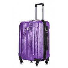 Чемодан с расширением L’case Bangkok-22 Фиолетовый (M)