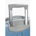 Чемодан SunVoyage Elit SV038-AC067 Серебро/Синий (XL)