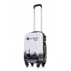 Чемодан со съемными колесами L’case I LOVE THE WORLD-26 (L)